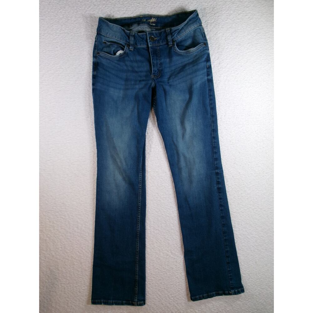 Wrangler womens bootcut size 9 med wash denim jeans boho western